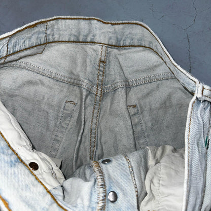 Levis 501 Vintage 90s Mexico Straight Leg Jeans Blue Light Wash 34x30 Act 31x29