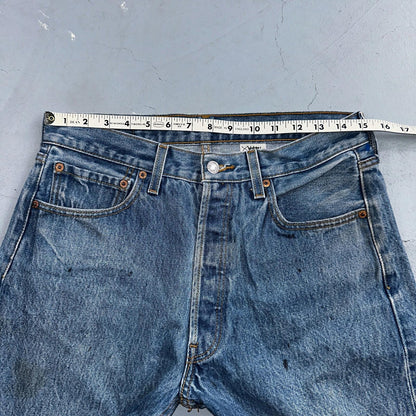 Levis 501 Vintage 90s XX Straight Leg Jeans Y2K Light Wash 33x34 Act 30x30