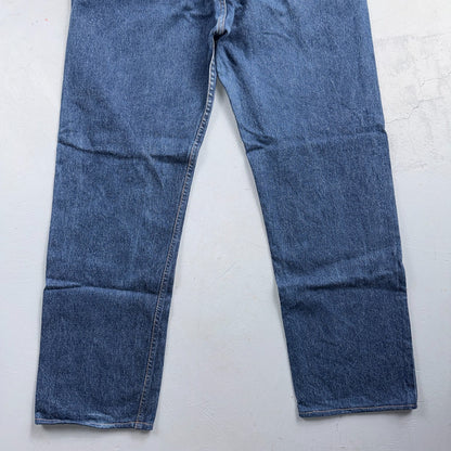 Levis 501 Vintage 80s USA XX Straight Leg Jeans Blue Dark Wash 40x34 Act 38x30