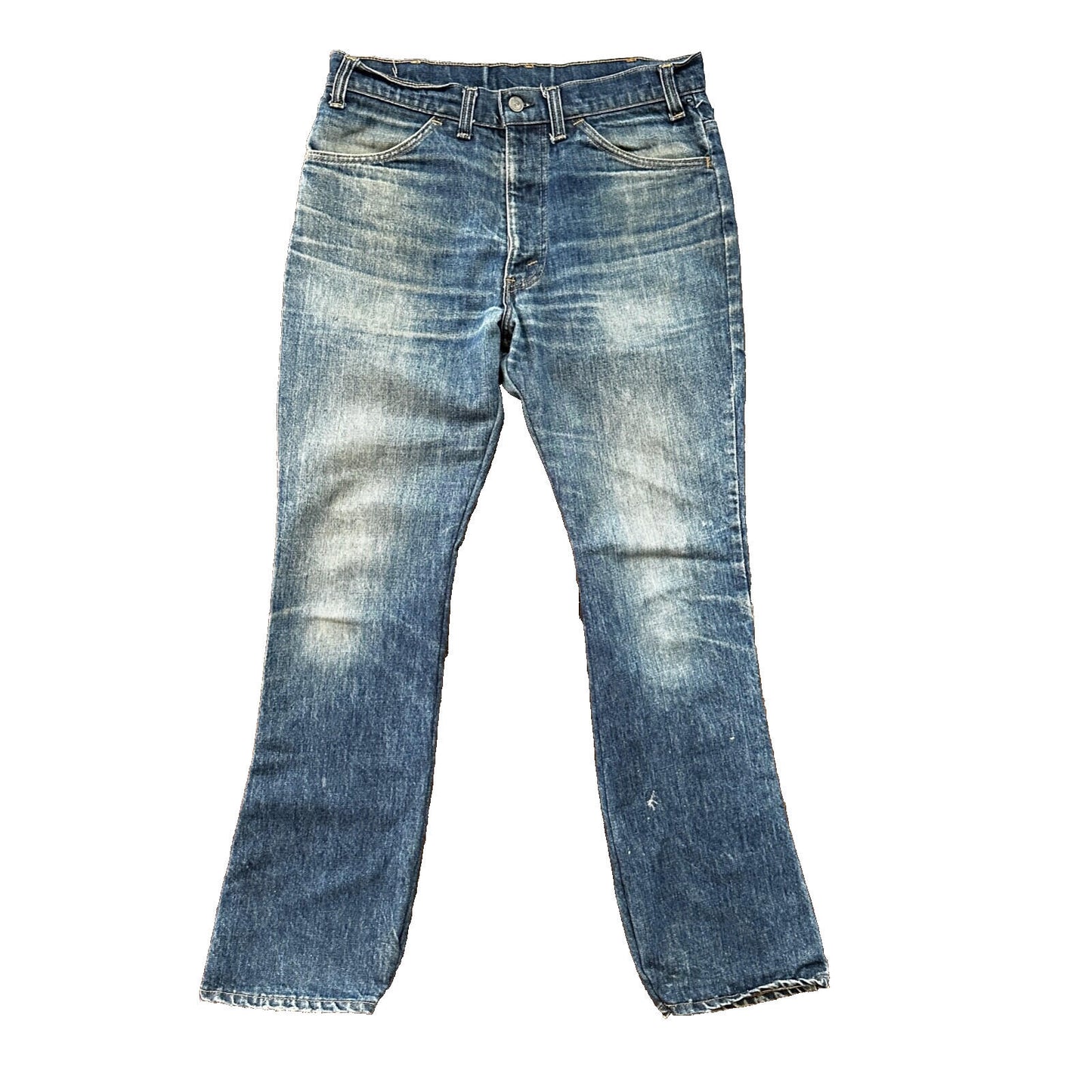 VTG 80s Levis Orange Tab 646 Bell Bottom Flares 33x31 Act 31x30 1980s 501