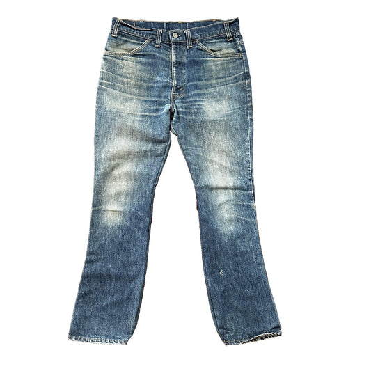 VTG 80s Levis Orange Tab 646 Bell Bottom Flares 33x31 Act 31x30 1980s 501