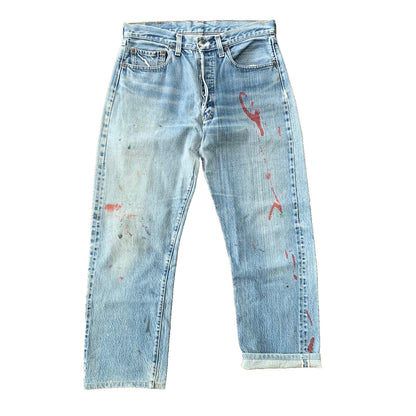 Levis Vintage 80s Redline Selvedge USA 501 XX Jeans 66 70s Act 30x27