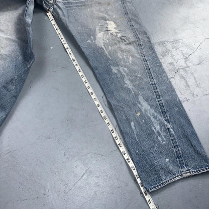 Levis 501 Vintage 80s Redline Selvedge USA XX Jeans Light Wash 40x33 Act 38x30