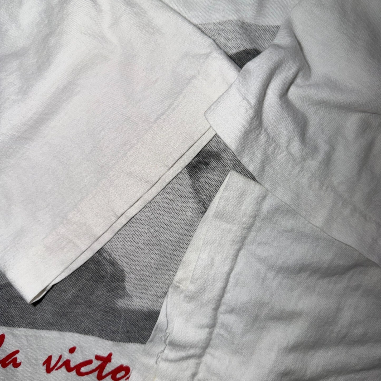VTG Cuba Hasta La Victoria Siempre T Shirt Revolutionary Photo Graphic Tee RARE