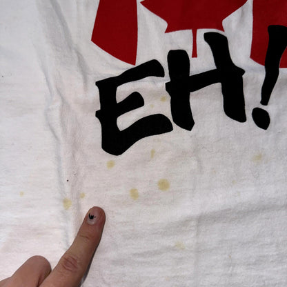 Canada Eh Single Stitch 90s Vintage T Shirt 1990s Victoria Tank Chop Rap Music