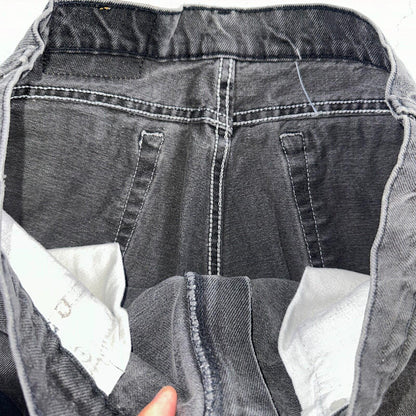 Levis 505 Vintage 90s USA Red Tab Jeans 36x32 Black Light Wash Act 34x27