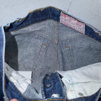 Levis 501 Vintage 80s USA XX Straight Leg Jeans High Rise Sz 13 Womens Act 27x31