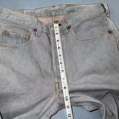 Levis 501 Vintage 80s Redline Selvedge USA XX Jeans Bleach Wash 32x40 Act 30x35