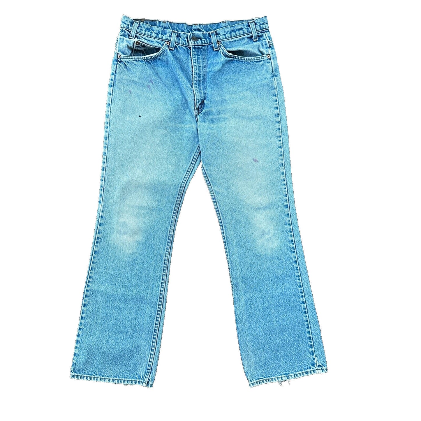 Levis 517 Vintage 80s USA Orange Tab Bootcut Flare Blue Jeans 34x31 Act 32x29