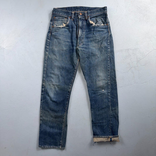 Levis 505 Big E Vintage 60s Redline Selvedge USA XX 1960s Jeans 501 Act 31x28