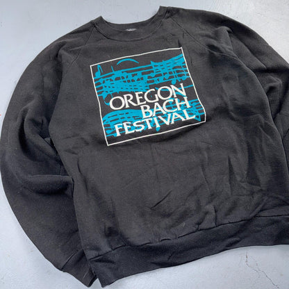 1980s VTG Oregon Bach Festival Sweatshirt USA Crewneck Basic 80s Jumper