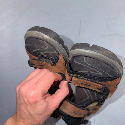 ECCO Off Road Receptor 2 Strap Black/Tan Hiking Sandals Men's EU 41