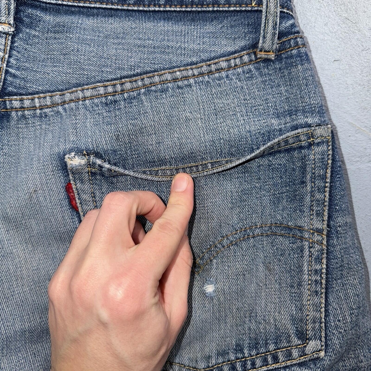 Levis 501 Big E Vintage 60s Redline Selvedge USA XX 1960s Jeans 66 Act 31x30