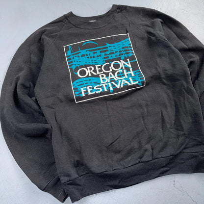 1980s VTG Oregon Bach Festival Sweatshirt USA Crewneck Basic 80s Jumper