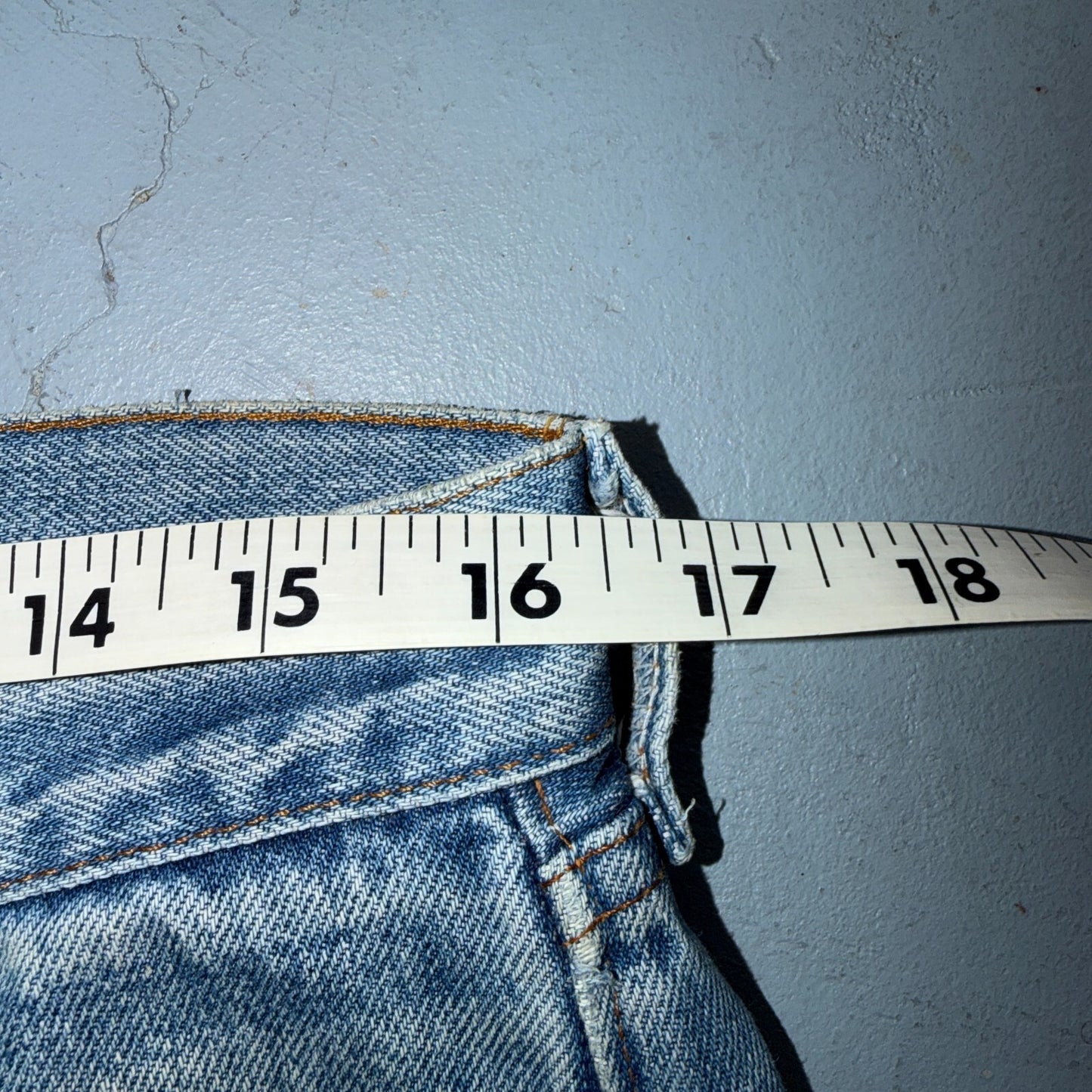 Levis 501 Vintage 80s Redline Selvedge USA XX Jeans Light Wash Act 33x32