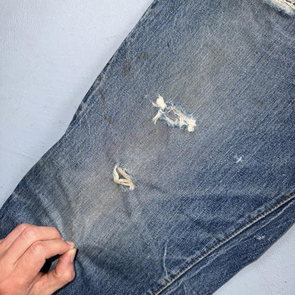 Levis 501 Big E Vintage 60s Redline Selvedge USA XX 1960s Jeans 66 Act 35x33
