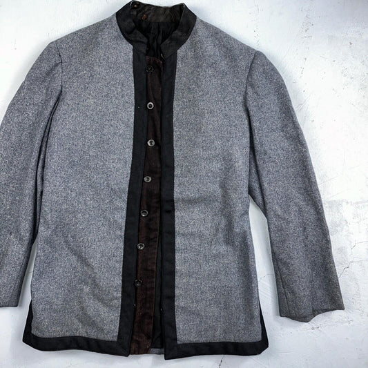 Antique 1900s Union USMA US Military Academy Cadet Uniform Gray Wool Jacket