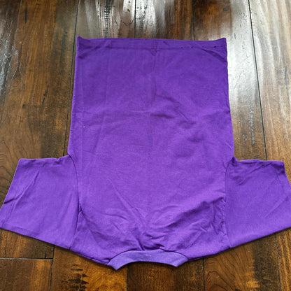 Aladdin Genie Purple AOP Vintage T Shirt 90s Single Stitch Kids Medium Disney