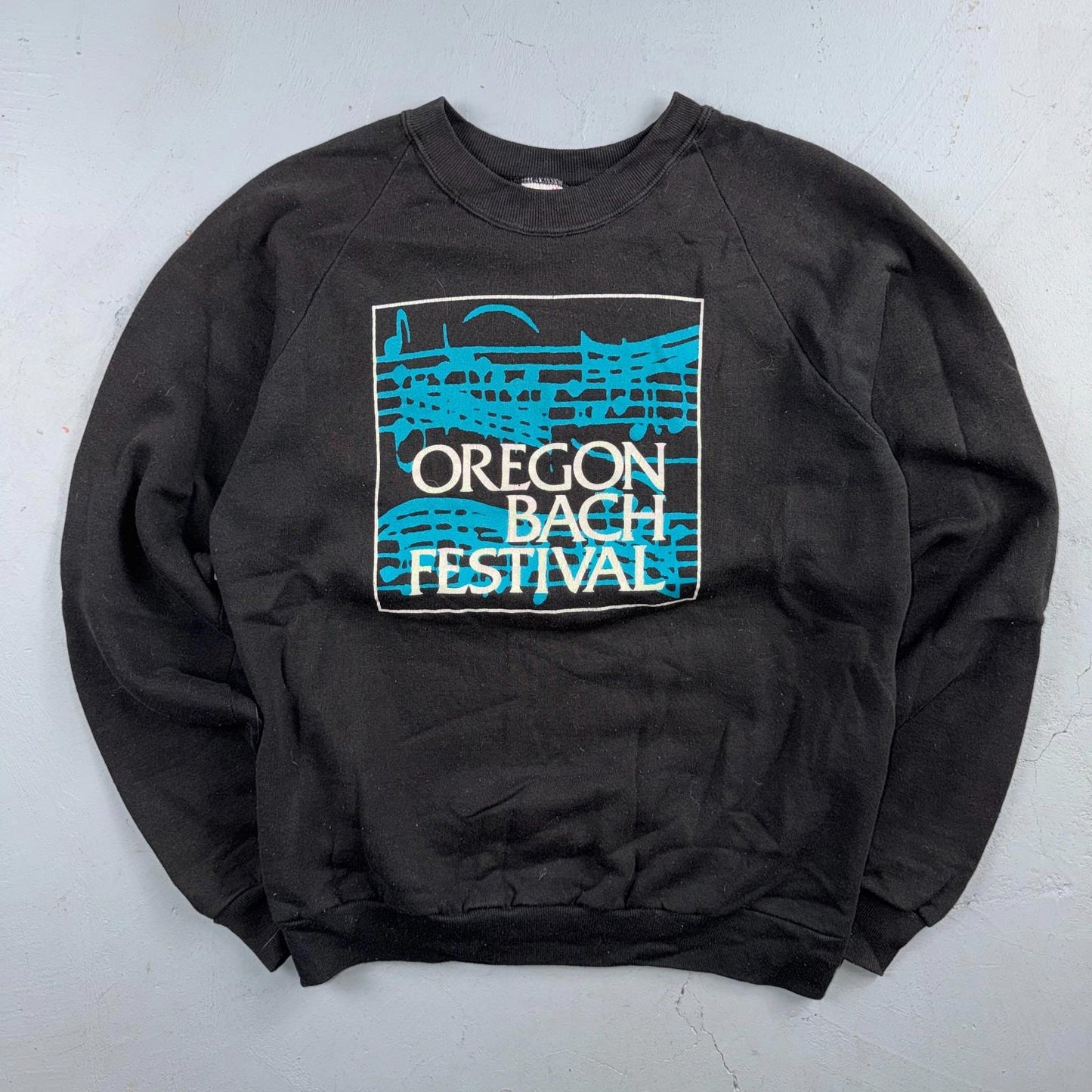 1980s VTG Oregon Bach Festival Sweatshirt USA Crewneck Basic 80s Jumper