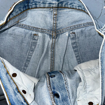 Levis 501 Vintage 90s USA XX Straight Leg Jeans Blue Light Wash 34x34 Act 32x32