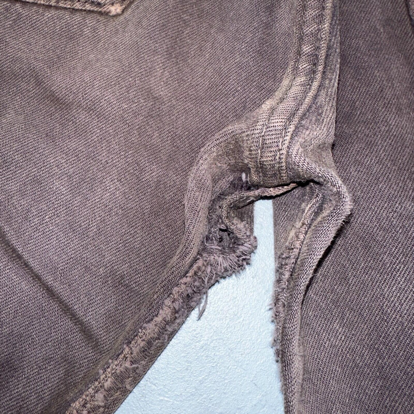 Levis 501 Vintage Y2K 90s XX Straight Leg Jeans Gray Light Wash 28x30 Act 27x28