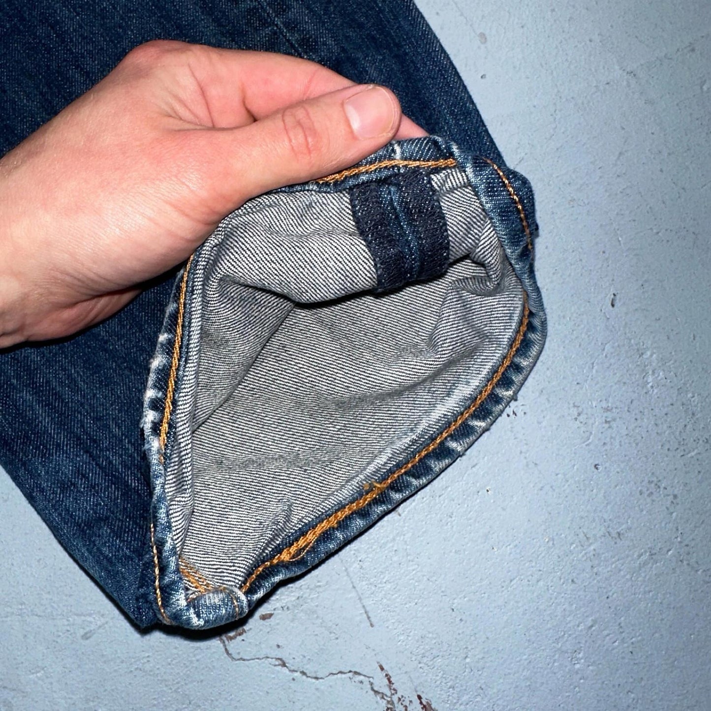 Levis 501 Y2K XX Straight Leg Jeans Blue VTG Med Wash 36x32 Act 35x30