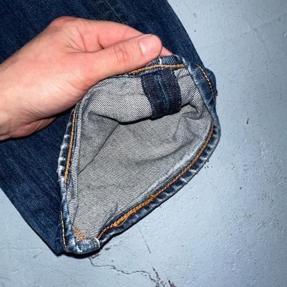Levis 501 Y2K XX Straight Leg Jeans Blue VTG Med Wash 36x32 Act 35x30