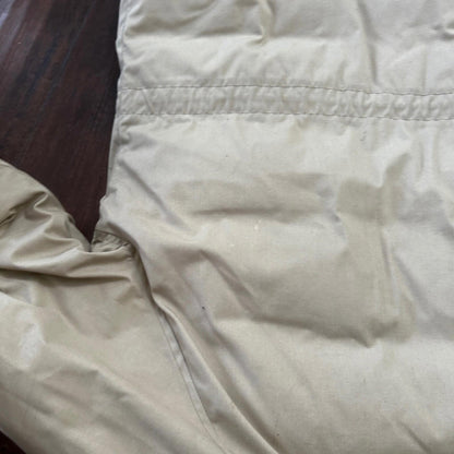 Vintage 1970s 1980s Eddie Bauer Goose Down Puffer Parka Jacket Tan Men's L 70s