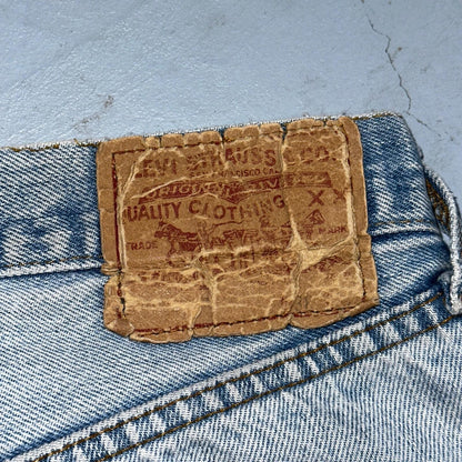 Levis 501 Vintage 80s Redline Selvedge USA XX Jeans Light Wash 38x32 Act 34x27
