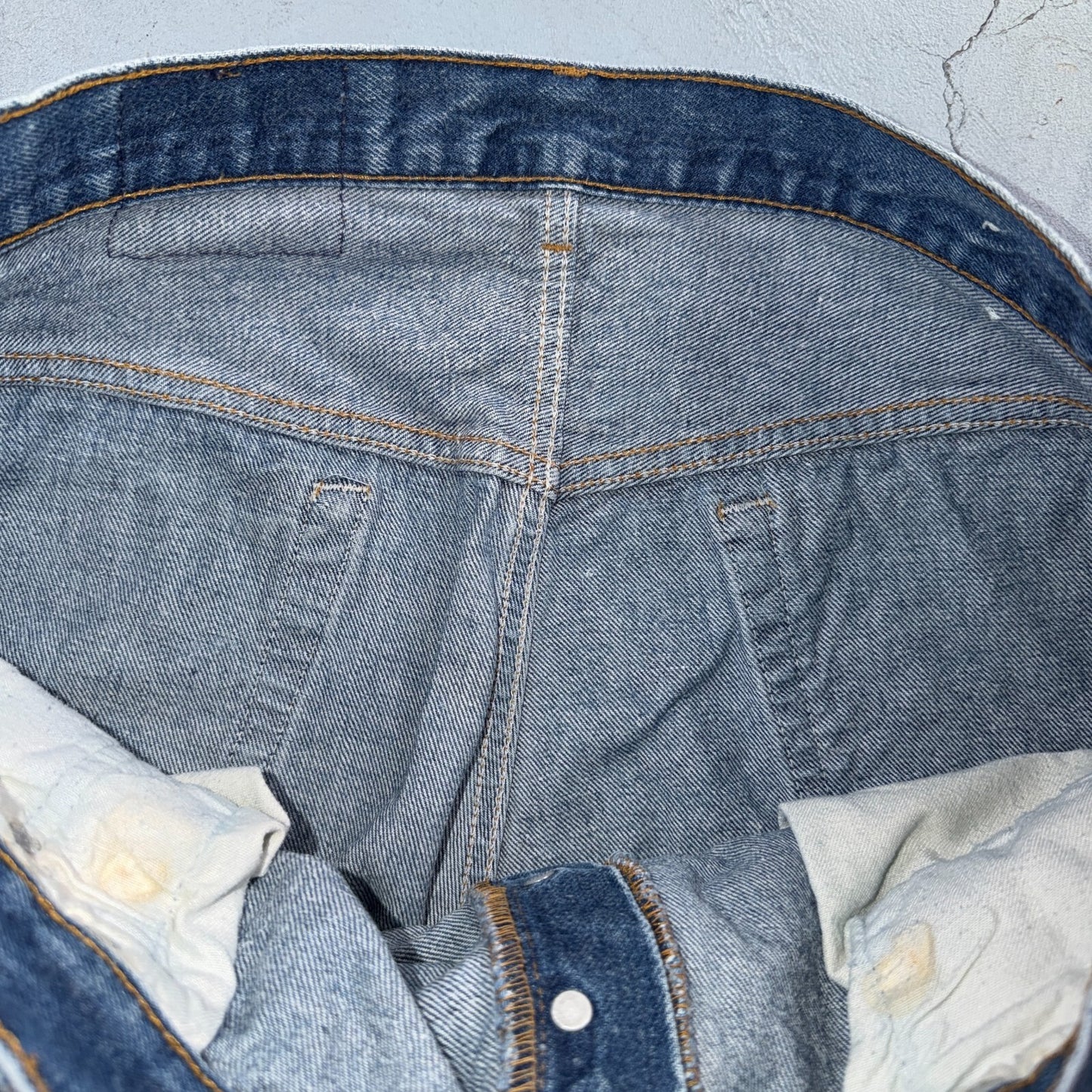 Levis 501 Vintage 80s USA XX Straight Leg Jeans Blue Light Wash 40x32 Act 37x28