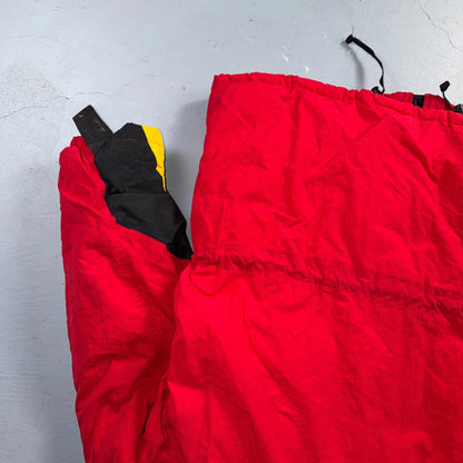 Vintage Marlboro Country Store Red Down Puffer Winter NO HOOD Jacket Men’s L