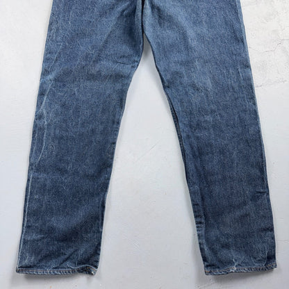 Levis 501 Vintage 80s USA XX Straight Leg Jeans Blue Dark Wash 40x34 Act 36x30