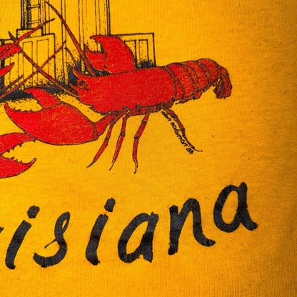 Lobsters Fighting Louisiana Waterford 80s VTG T Shirt 1980s Graphic Seafood Cool
