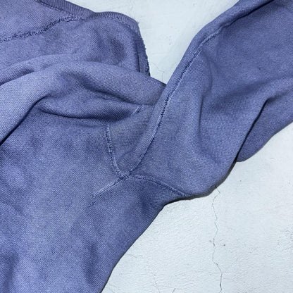 VTG Double V Sweatshirt 40s 50s 1940s Faded Blue Crewneck Boxy Rockabilly 1950s