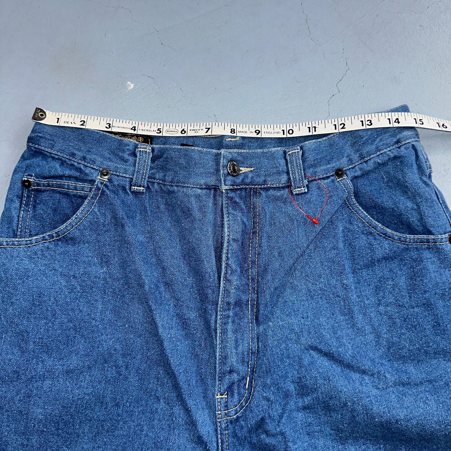 Vintage 90s Eddie Bauer Medium Wash Relaxed Fit Denim Jeans Womens 16 29x34
