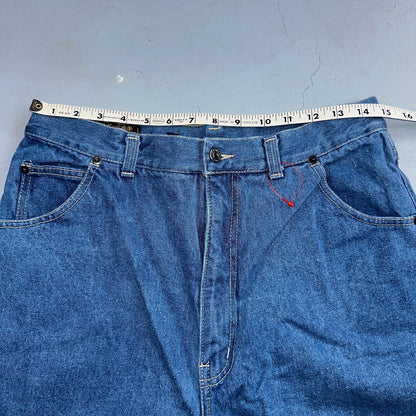 Vintage 90s Eddie Bauer Medium Wash Relaxed Fit Denim Jeans Womens 16 29x34
