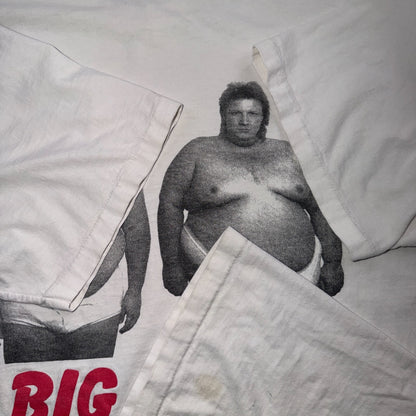 VTG Big Fun T Shirt Funny Photo Graphic Novelty Humor Tee 90s Mark Brian Oneita