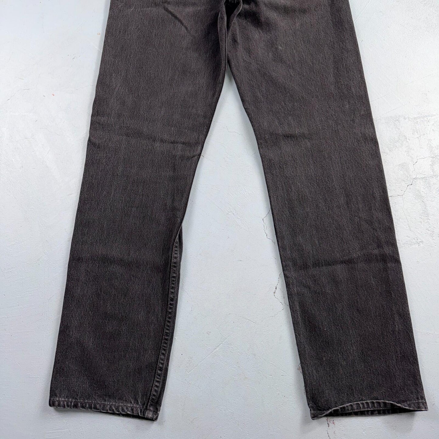Levis 501 Vintage 90s USA XX Straight Leg Jeans Black Med Wash 34x34 Act 31x33