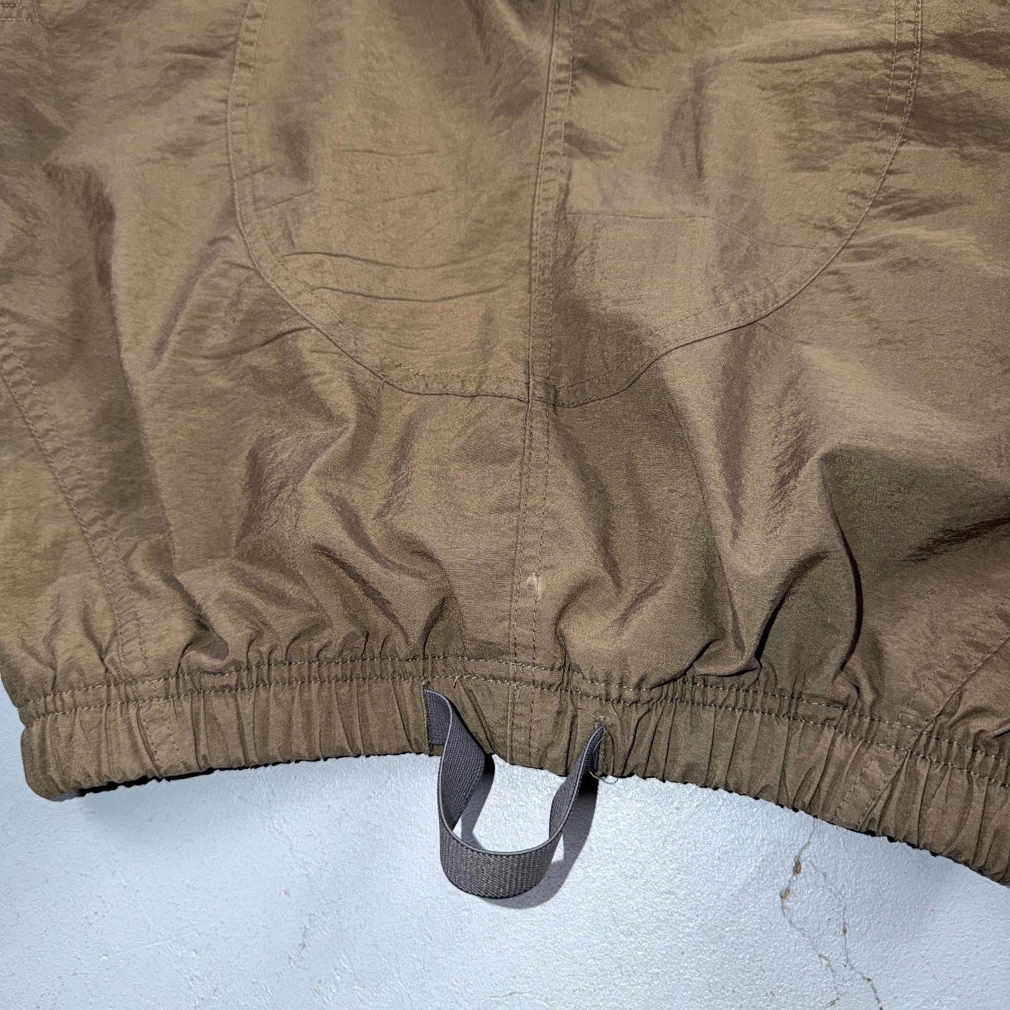 Nike ACG Shorts Mens Medium Beige Nylon Trail Hiking Outdoor Belted Vintage 90s