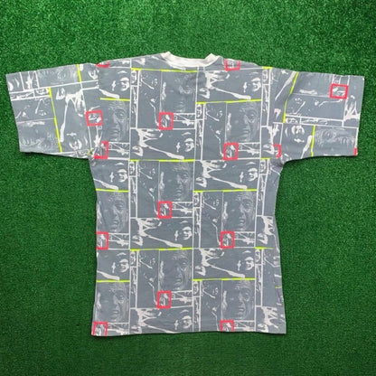 Nike Agassi Vintage T Shirt 90s USA Rare McEnroe 80s AOP Rare Tennis