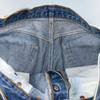 Levis 501 Vintage 90s USA XX Straight Leg Jeans Blue Med Wash 34x34 Act 31x30