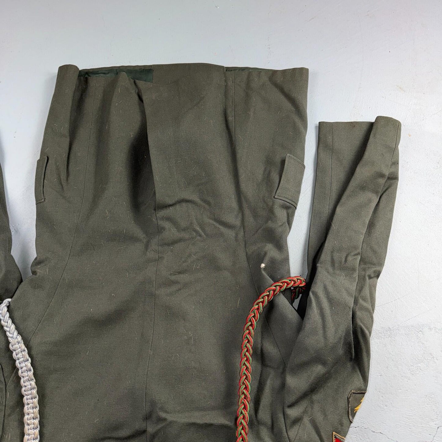 US Army Korean War Officer Suit 1950s Armored Hell Wheels Patch 37R VTG Jacket