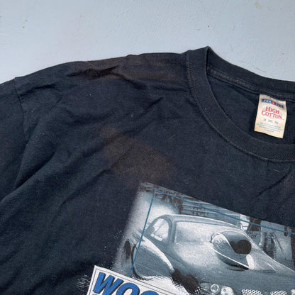 Drag Strip Woodburn Oregon VTG T Shirt 2012 Sports Cars Drifting Graphic NHRA