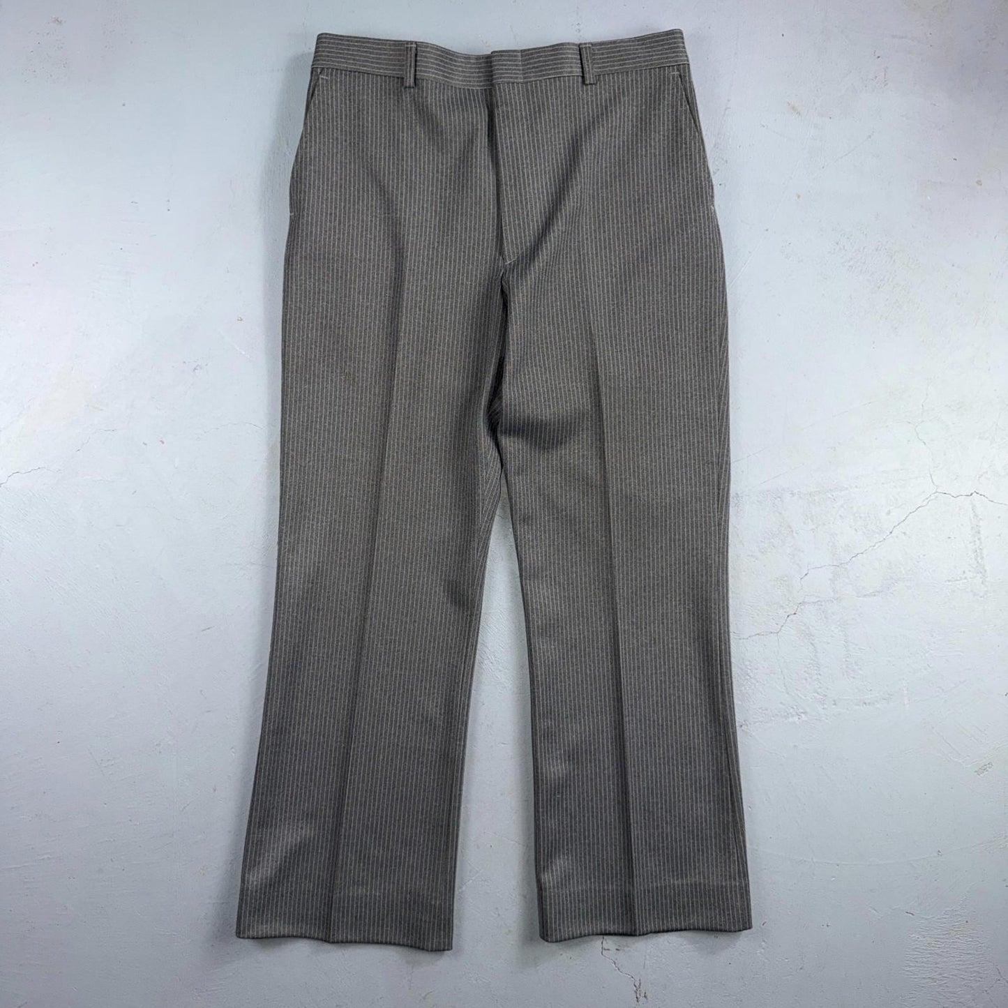 1960s 1970s VTG Mens 3 PC Suit 40 Jacket Coat Pants Gray Union Wool Rockabilly