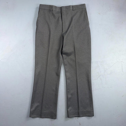 1960s 1970s VTG Mens 3 PC Suit 40 Jacket Coat Pants Gray Union Wool Rockabilly