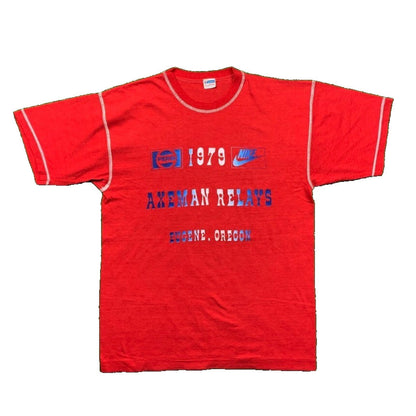 Vintage Nike 1979 Oregon T Shirt USA Rare Champion Blue Bar XL 70s Axeman Pepsi