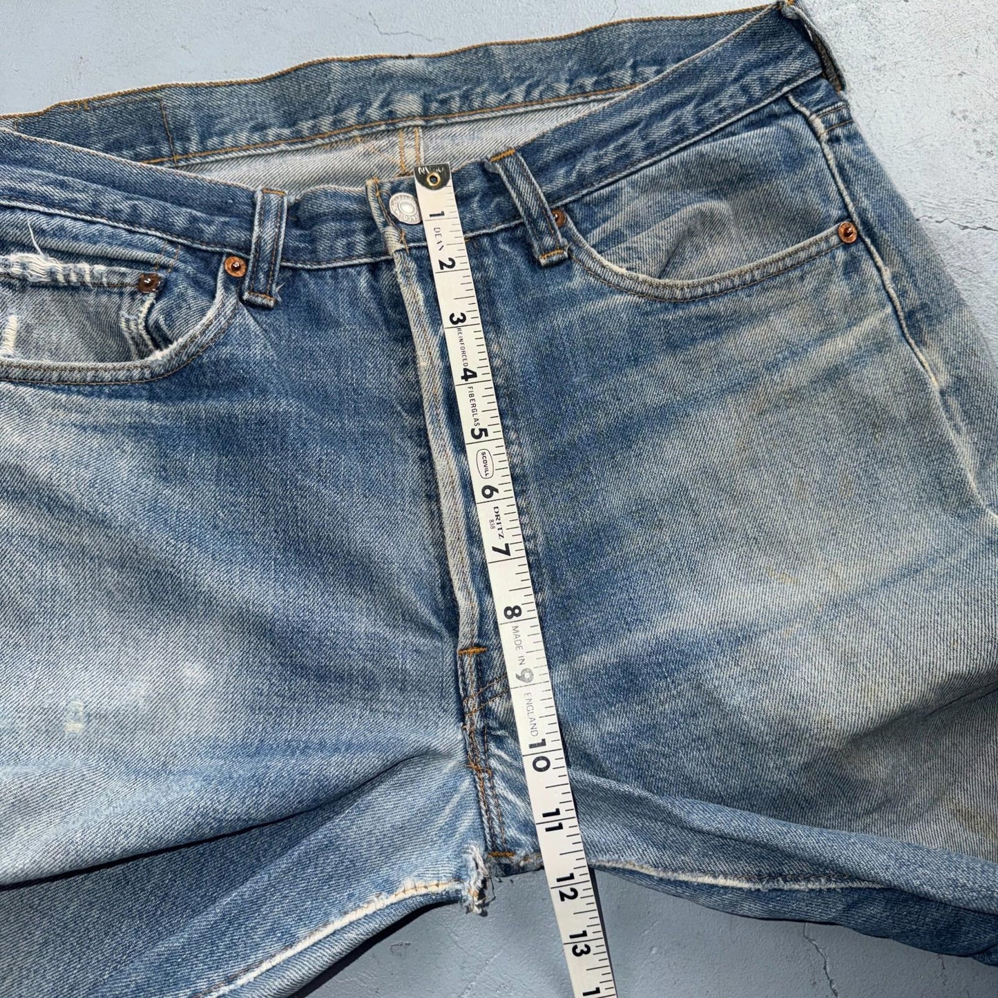 Levis 501 Vintage 80s Redline Selvedge USA XX Jeans Light Wash 34x36 Act 32x31