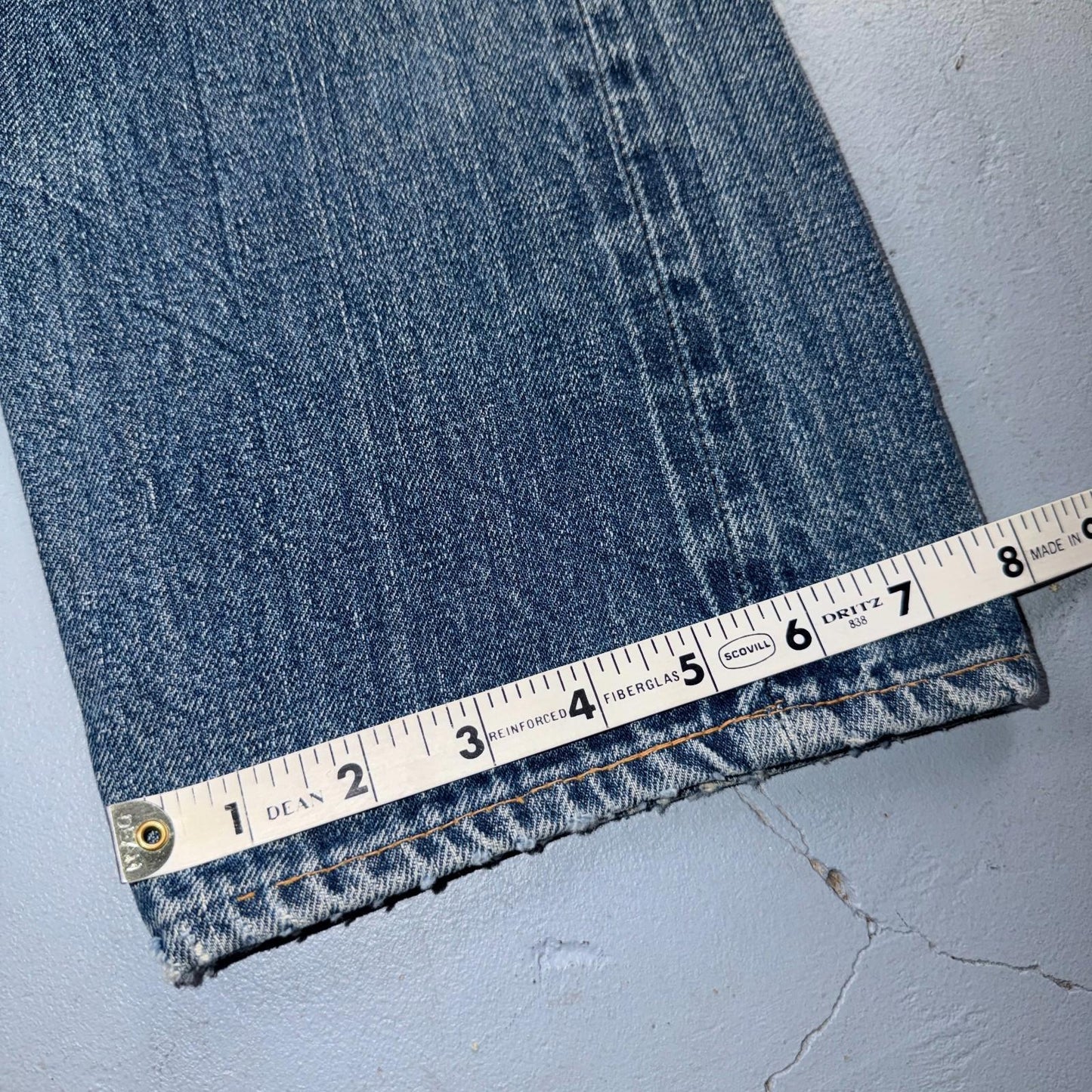 Levis 501 Vintage 70s SS Redline Selvedge USA XX Jeans Light Wash 31x33 Ac 30x29