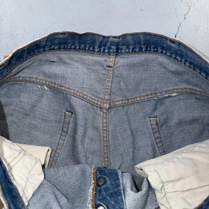 Levis 501 Vintage 70s SS Redline Selvedge USA Jeans Light Wash 44x34 Act 40x30