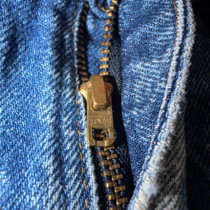 Levis 505 Vintage 80s USA Orange Tab Straight Blue Jeans Med Was 36x30 Act 34x29